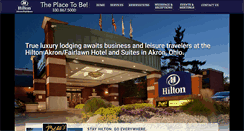 Desktop Screenshot of akronhilton.com